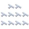 Convenient Canopy Pole Tees for Garden Plant Supports Pet Beds (16mm I D 10PCS)