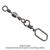 Fishing Accessories 100Pcs Stainless Fishing Swivels Corrosion Resistance Barrel Swivel Fishing Tool
