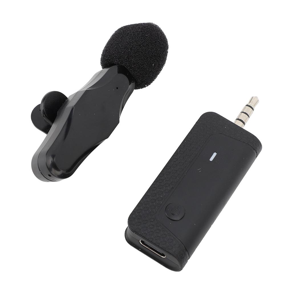 Wireless Microphones Clear Sound High Sensitivity Noise Reduction Lavalier Microphones for Live Streaming