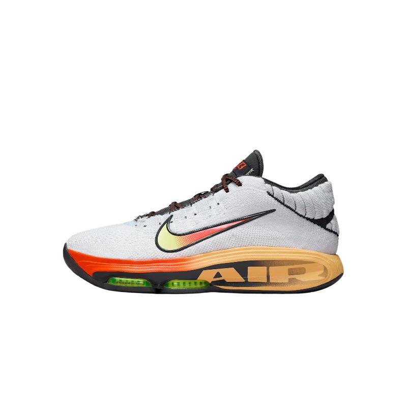 Nike Men s GT Hustle 3 Mid Top Basketball Shoes White Orange FV5952-101 40