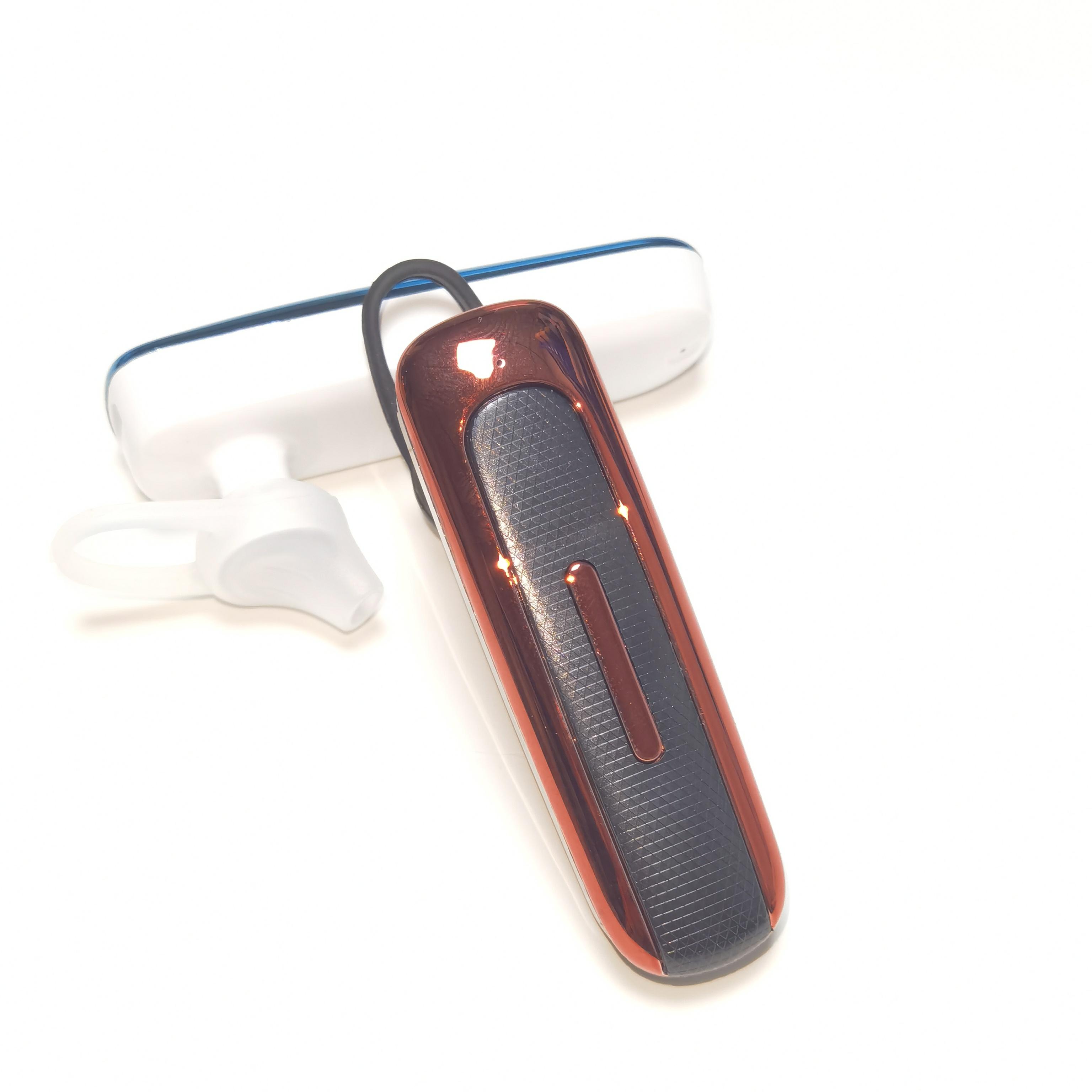 

Бизнес Bluetooth-наушник Стерео Четкий вызов Беспроводная гарнитура с микрофоном Гарнитура громкой связи для вождения Музыка красный/чёрный