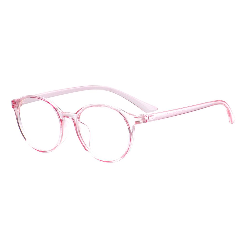 Men And Women Plastic Lightweight Full Rim Eyeglasses Round Colorful Transparent Glasses Frame For Optical Prescription Lenses