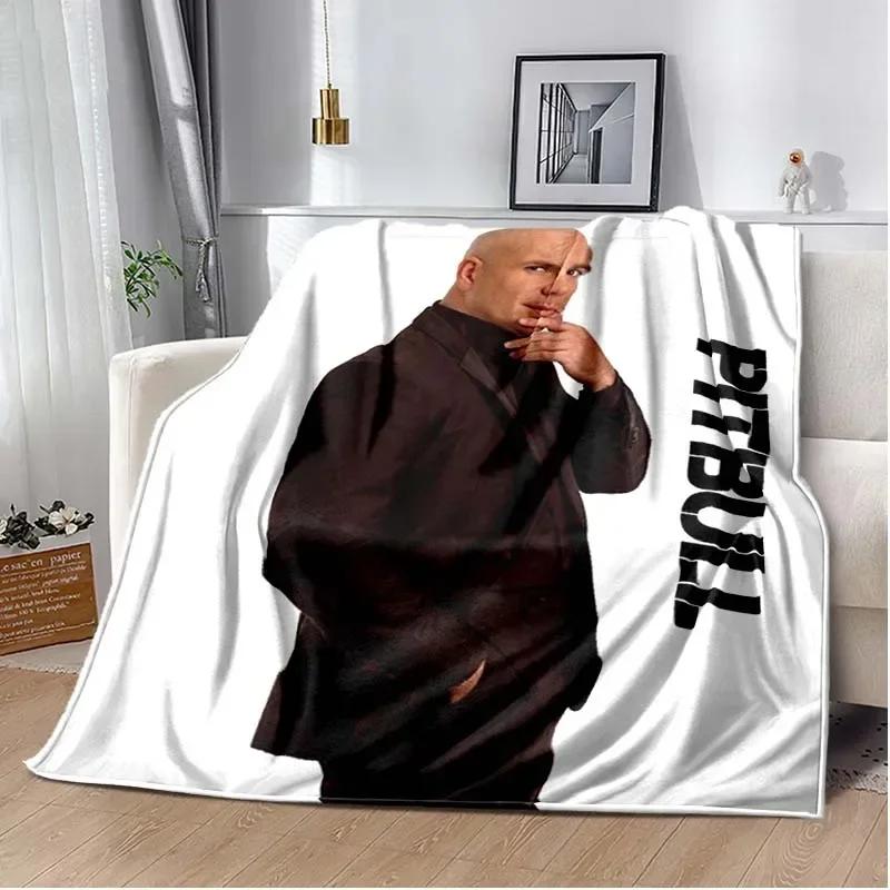 Decke Herr 305 Pitbull MR Worldwide Hippie Poster Gedrucktes Flanellkorn Handtuch Weicher Plüsch Sofa Bett Flauschige Decke