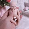 4.33in Unpainted/Uncompleted for Doll Toy Reborn Detailed Paint Baby Room Decoration Eco-friendly Real Life Baby for Dol