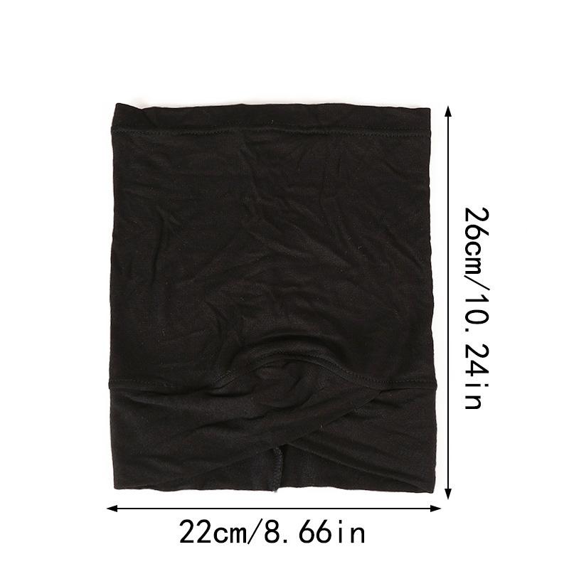 Hijab Caps Headdress Solid Color Muslim Underscarf Cap Soft Elastic Crossed Forehead Female Headscarf Turban Bonnet