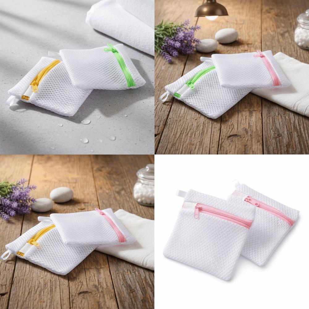 Single-Layer Machine Zipper Bag Mesh Scent Beads Special Bags Simple Small Mesh Laundry Bag  Travel