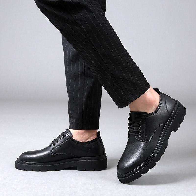 Fashion Shoes for Men Shoes Lace Up Leather Shoe Men Business Shoe Outdoor All-Match Casual Men Dress Shoes Footwear Chaussure Homme