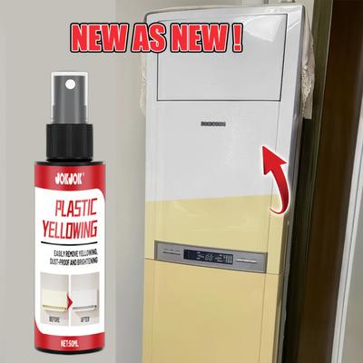 Plastic Stain Remover for Home Appliances,Effective Cleaner for Air Conditioner Panels,Refrigerators,Ovens,Bathtubs,Windows&Door