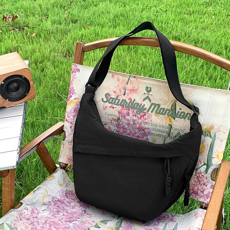 

Crossbody Bag Women S Dumpling Small Bag Autumn Large-Capacity Bag Women S Casual And Lightweight Canvas Bag Women S Bag чорний