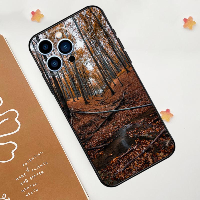 Beautiful Mountain Forest Nature Case For iPhone 11 12 13 14 15 16 Pro Max 15 16 Plus 13 12 Mini X XS XR Cover