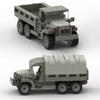 WW2 Military Truck Building Blocks US M54A Transport Vehicle MOC Brick Assembly Toy Boy's Birthday Gift