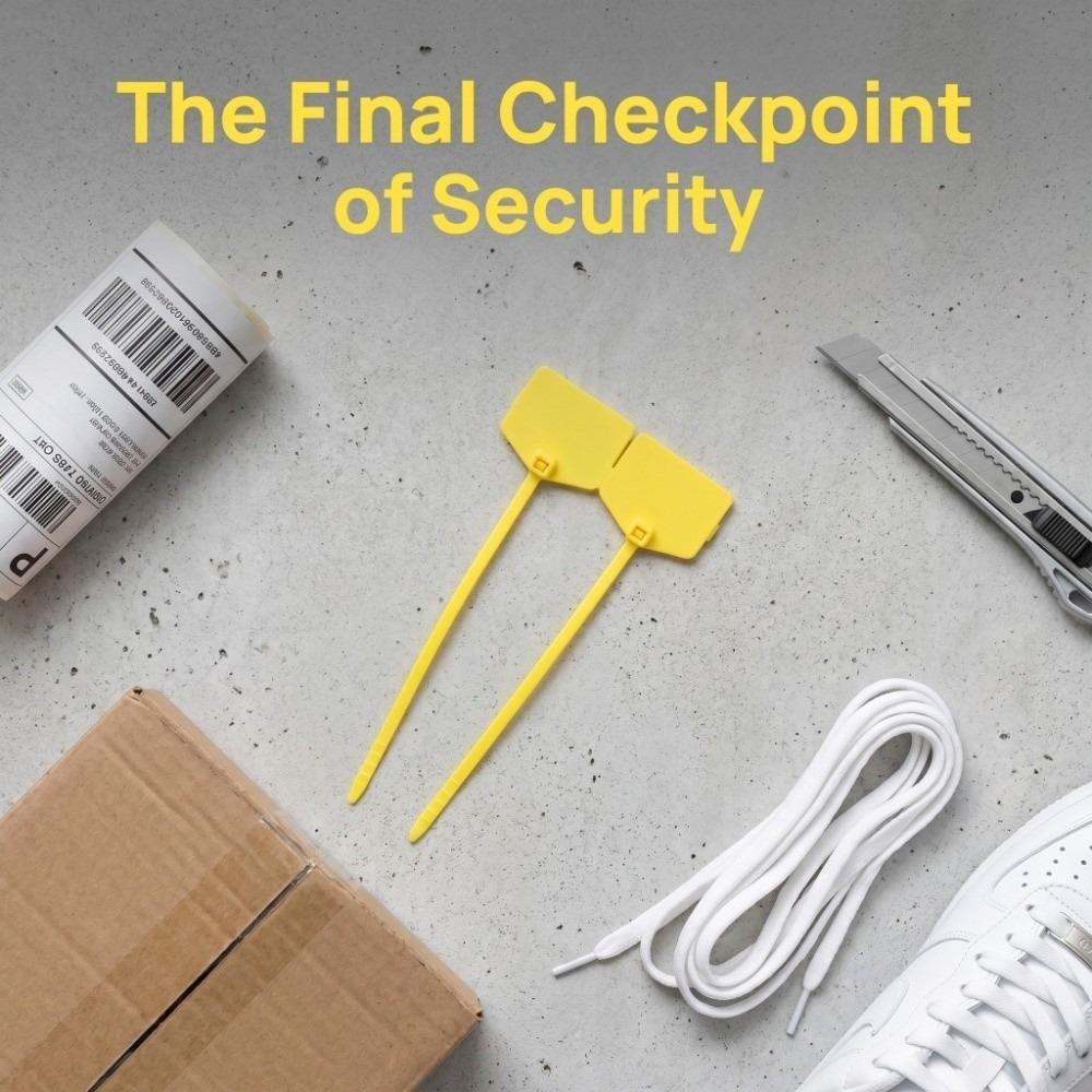 Anti-tamper Security Seal Nylon material Plastic Strap Anti-theft Buckle Anti-theft protection