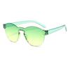 Frameless One-Piece Sunglasses, One-Piece Dopamine Rimless Sunglasses, Candy-Colored Men'S And Women'S Sunglasses