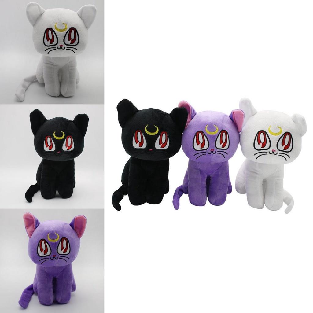 Neues Sailor Moon Yatimisi Plüschtier mit Luna Diana Katze und Artemis für Fans