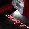 2Pcs LED puddle warning show bulb tools Accessories For Dodge Challenger 2008-2019 SRT Demon 2013-2019 Car Door Welcome Lights ZZ9