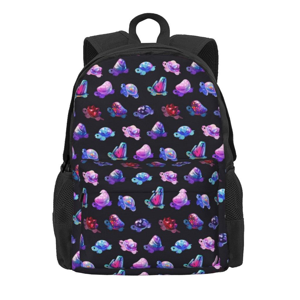 Ocean Turtles Backpack Lovely Starfish Streetwear Backpacks Boy Girl Trekking Lightweight High School Bags High Quality Rucksack