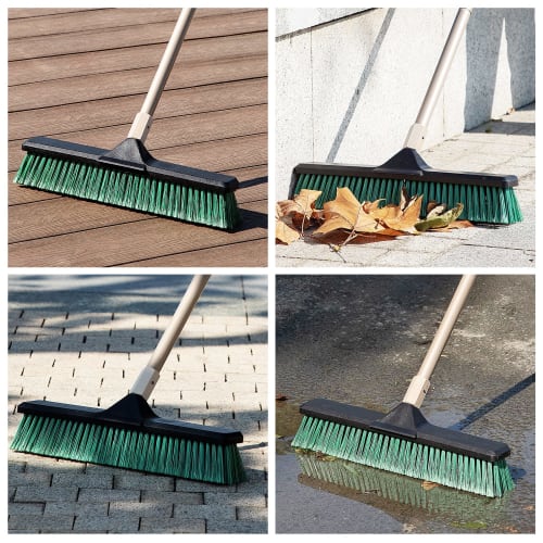 Eyliden Professional Cleaning Brush, Cleaning Broom, Deck Brush, Bathroom Cleaning, Wide Range of Cleaning Supplies, Outdoor, Garden, Balcony, Entrywa