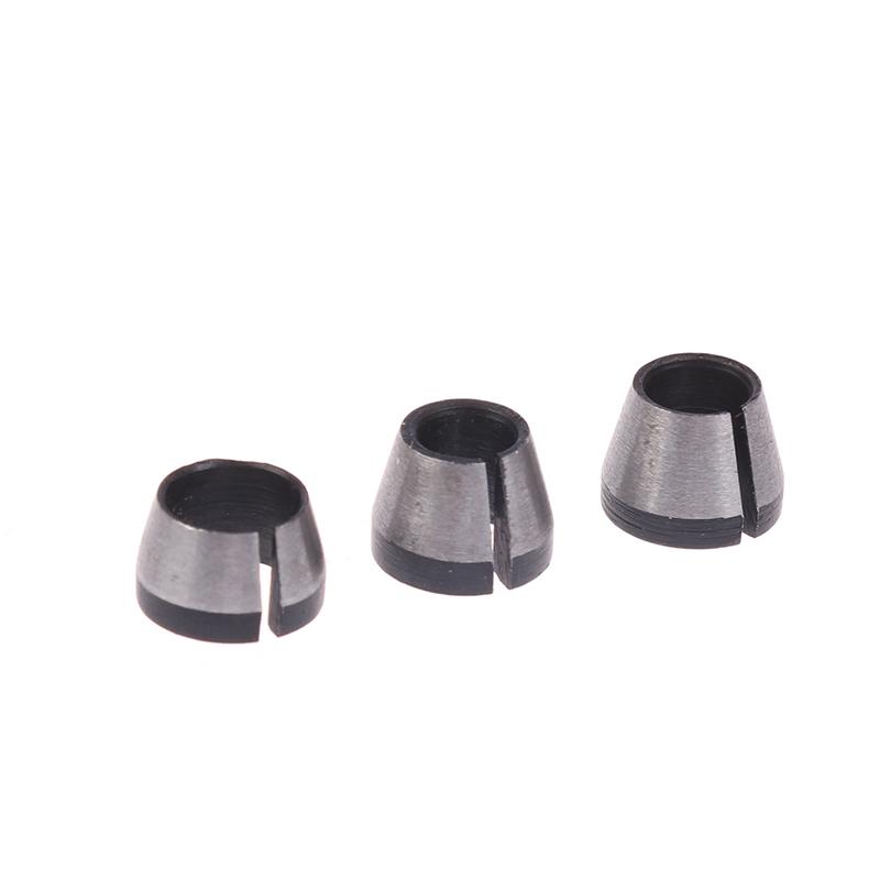 1 Set Parti per Fresatrice Elettrica 6Mm 6.35Mm 8Mm Mandrino a Pinza Macchina per Incisione Rifilatura Con Dado Adattatore per Punte da Router