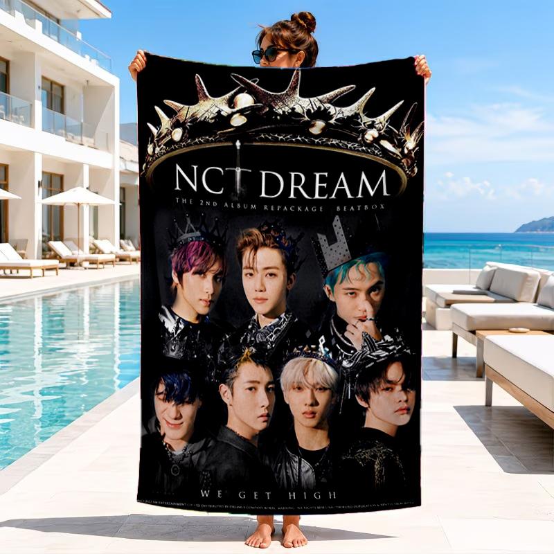 Kpop Music Beach Towel, Microfiber Beach Towel, Perfect For Pool, Beach, Travel, Home Decor Beach Party Fan Gifts