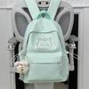 Schoolbag backpack ins light and cute backpack large capacity high school student versatile student simple high value college style