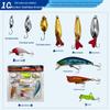 Lead-Weighted Shrimp Soft and Hard Lures Jig Head Kits