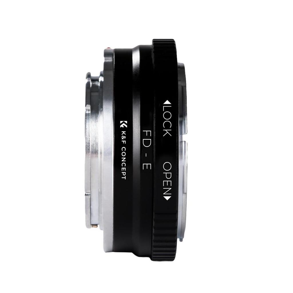 Concept Lens Mount Adapter FD Mount to E Mount with Aperture Ring K&F KF-FDE2 (Canon Adapter)