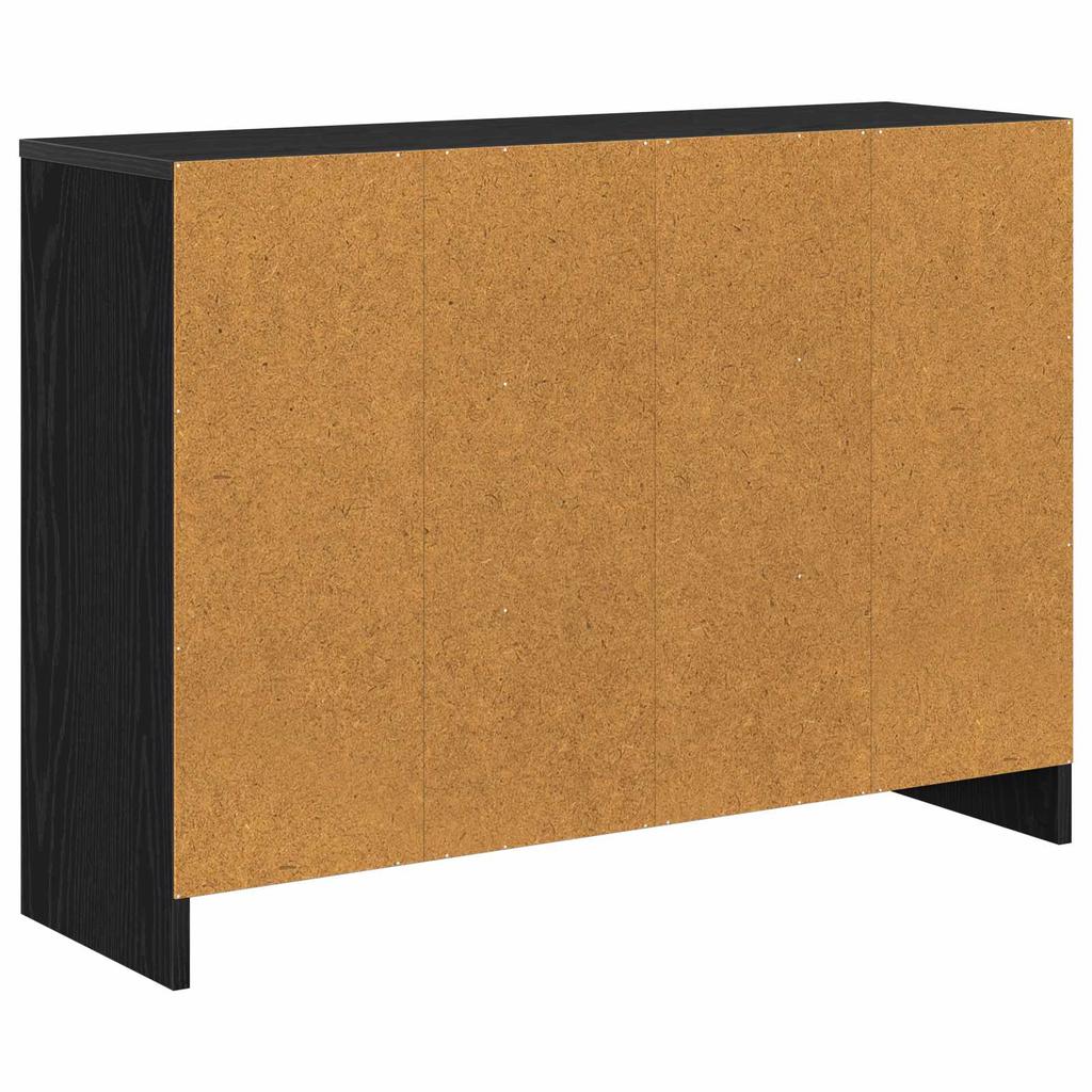 Sideboard in Black Oak Look 88.5 x 27.5 x 63.5 cm