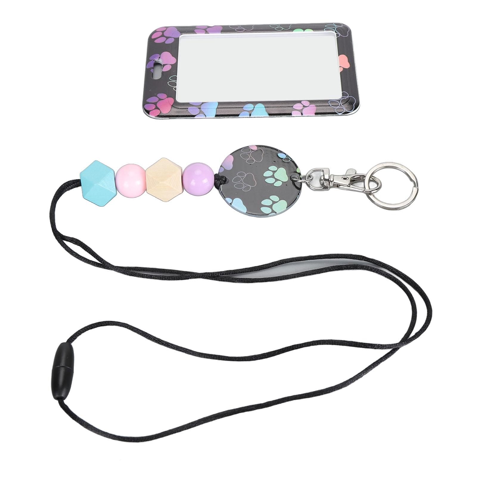 

Шнур из бисера с держателем для удостоверения личности Портативный учительский шнур для удостоверения личности Выдвижной шнур из бисера