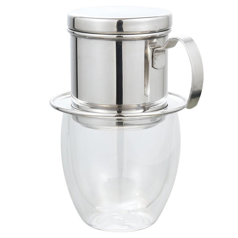 304 Stainless Steel Coffee Dripper Vietnamese Maker Home Use Filter Cup