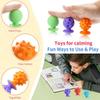 Relaxing Soft Worry Stone Fidget Toy Textured Silicone Suction Cup Toy  Christmas Gift