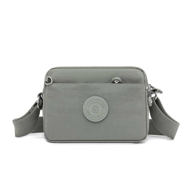 Middle Mother Oblique Span Bag Summer Simple Fashion Lightweight Multi-layer Nylon Bag Casual Personalized Shoulder Bag