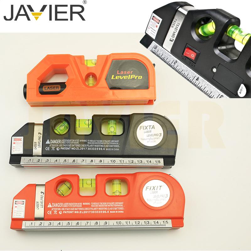 JAVIER Multi-Function Laser Tape Measure with Cross Line Level
