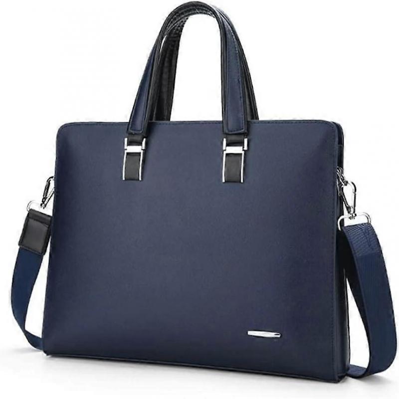 Leather Business Briefcase, Genuine Leather Cowhide Laptop Bag, Vintage Messenger Bag, Travel Leather Briefcase