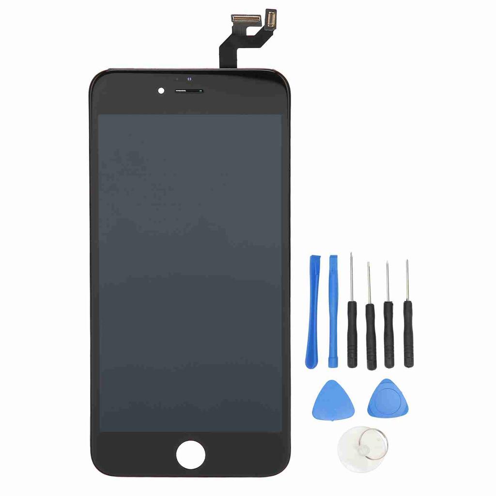 Handy-Bildschirmersatz-Set Touchscreen-Digitizer-Baugruppe für IOS-Telefon 6S Plus Schwarz