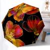 1pc Floral Pattern Automatic Open/Close Umbrella, Portable Folding Umbrella, Compact Travel Umbrella For, Birthday/Christmas Gift 5079