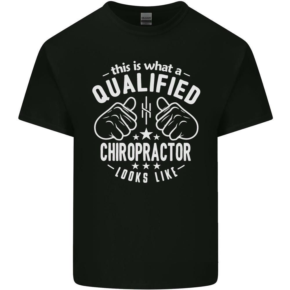 A Qualified Chiropractor Looks Like Mens Light Cotton T-Shirt