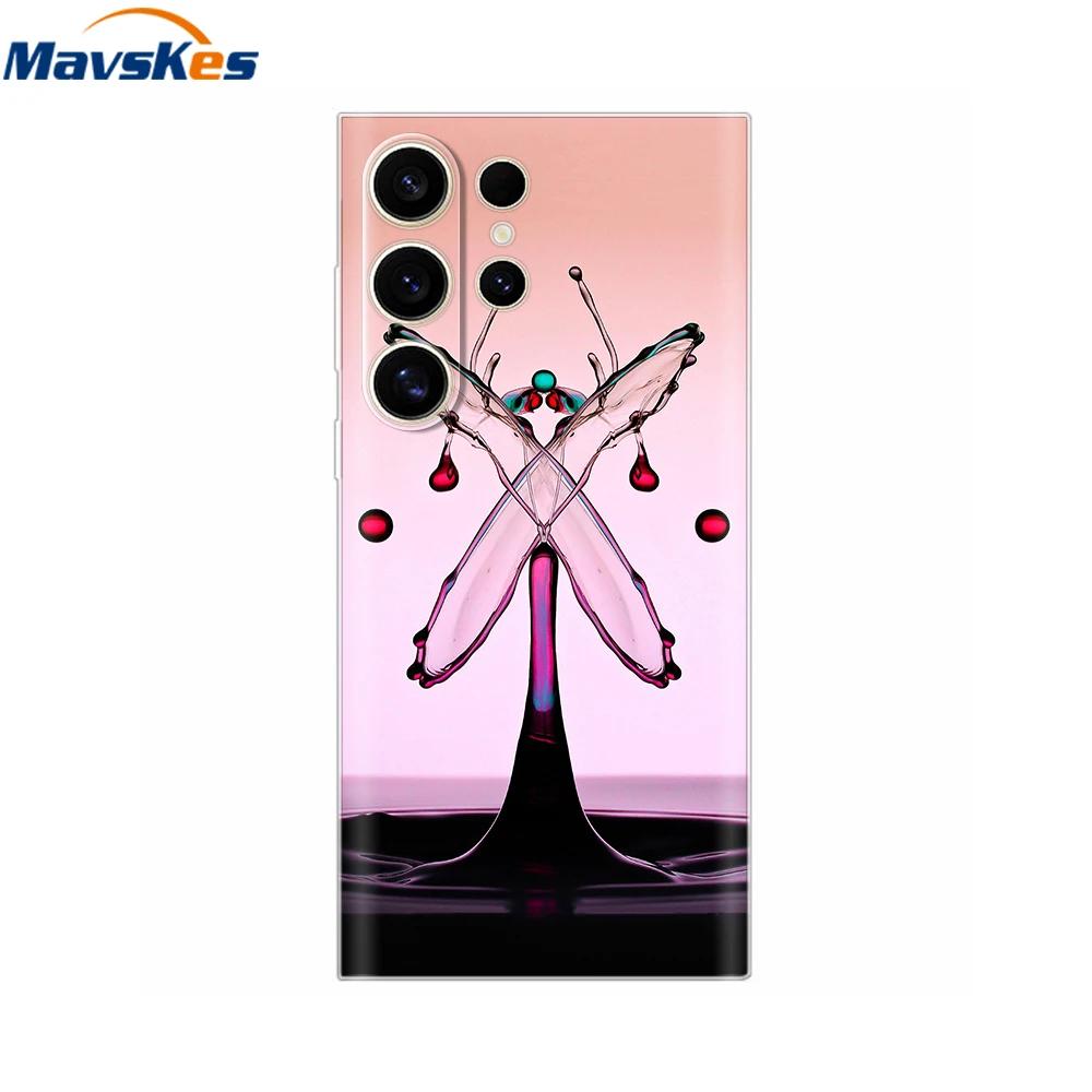 Soft Silicone Case For Samsung Galaxy S25 Ultra Back Cover for Samsung S25 Plus Shockproof Phone Cases for Galaxy S25 Coque Mask