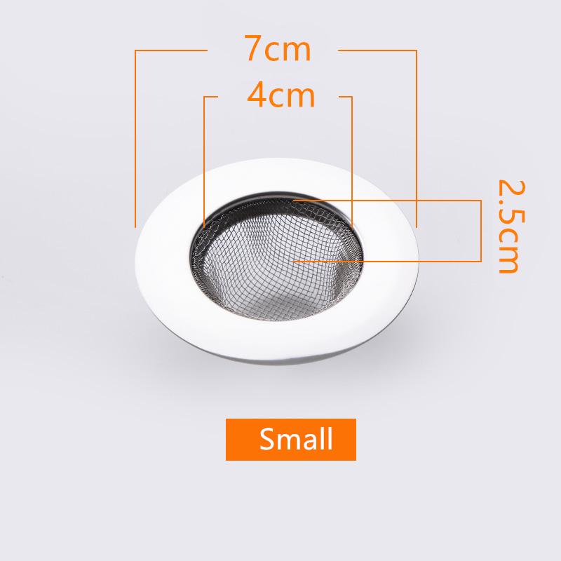 

Фильтр для раковины из нержавеющей стали для кухни, ванной, канализации, дренажного отверстия, противозасорного шлакового фильтра, барьера, аксессуаров