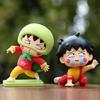 Creative Chibi Maruko Chan Anime Girl Pvc Collectible Figurine With Visual Development For Office Desk Decor