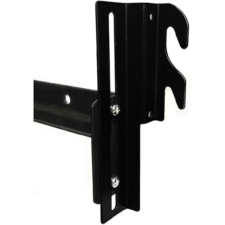 CAFORO #711 Bolt-On to Hook-On Conversion Bed Frame Brackets, Bed Rail Headboard Bracket, Bed Hook Adapter Kit (Set of 2) Set of 2
