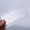 Grinds Reference Card Coffee Grinds Size Ruler Metal Grinds Size Reference Card Essential Tool Gift for Coffee Enthusias
