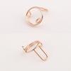 Set of 10 Open Nail Rings Elegant Fingertips Statement Jewelry Copper Material