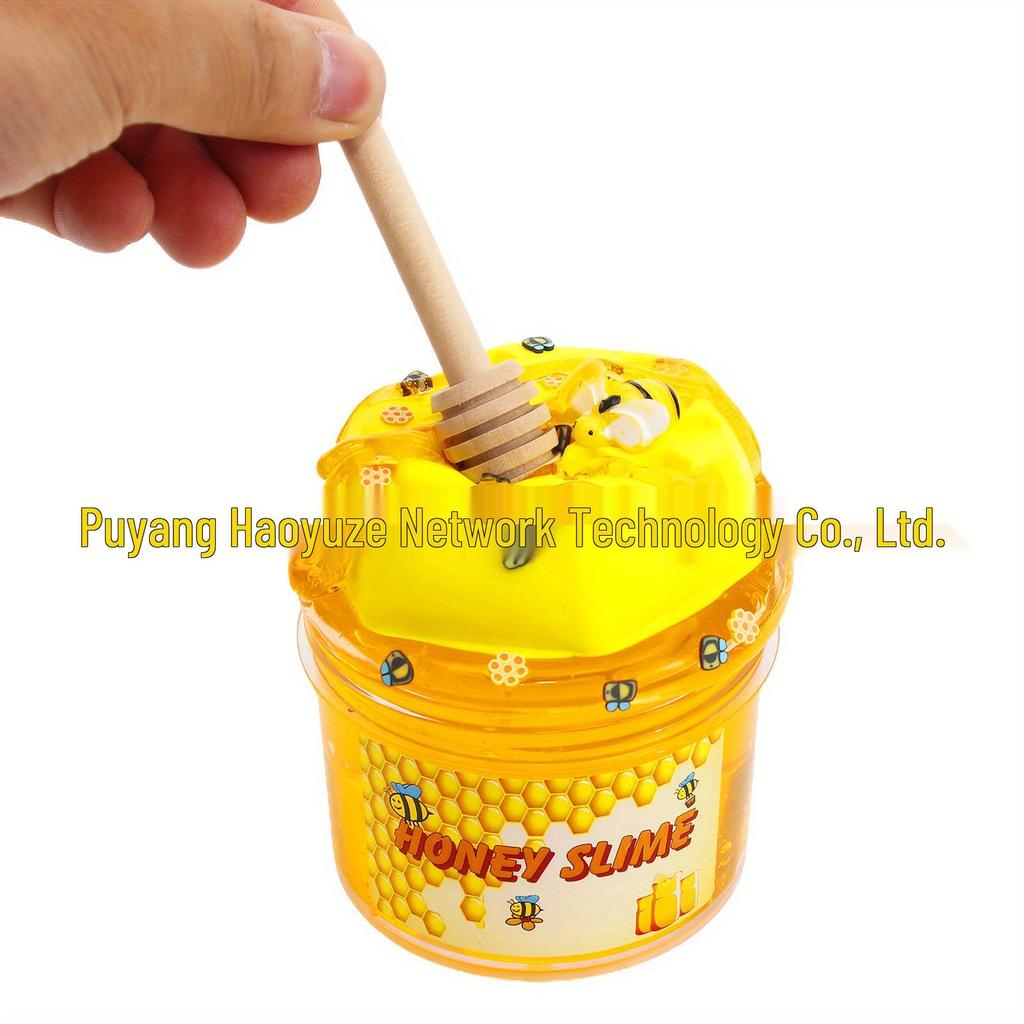 Honey Slime Crystal Clay Set: DIY Decompression Toy for Kids