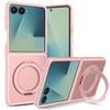 Matte 360° Spin Stand Cover for Samsung Galaxy Z Flip 7 Magnetic Mobile Phone Case with Ring Kickstand Cases Ring Holder New