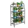 Floor-Standing Multi-Layer Flower Rack