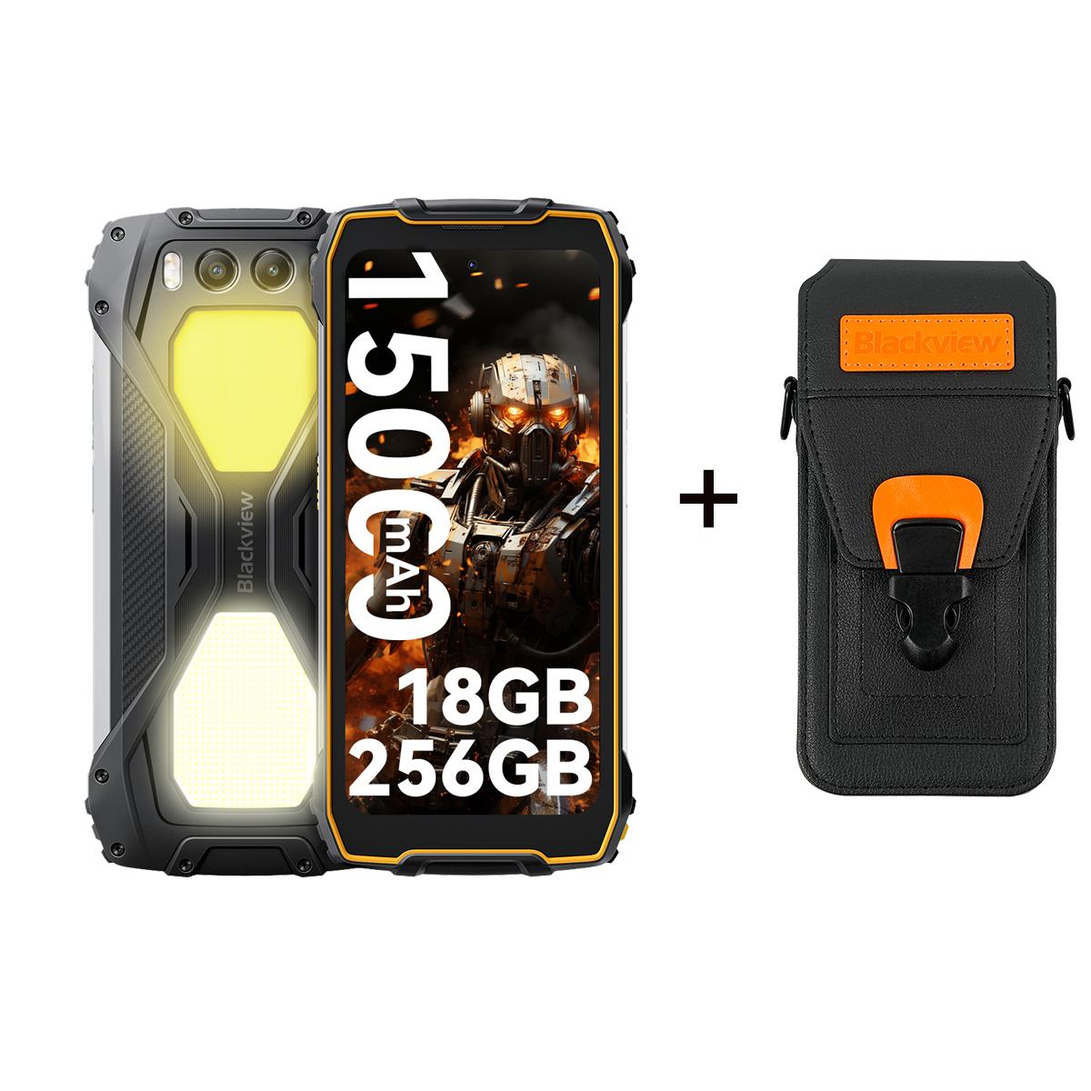 Smartphone Blackview BV7300 18 GB 256 GB Android 14 15000 mAh giallo