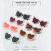 UV400 Cat Eye Eyewear Heart-shaped Shades Trendy Beach Party Sun Glasses  for Women & Men