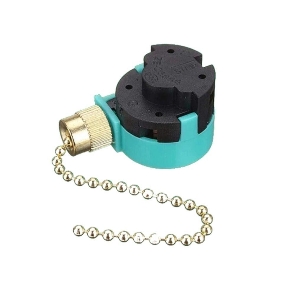 

Pull Chain Control Speed Switch Nickel Fan Wall Switch Ceiling Fan Switch Zipper Switch Wall Light color random