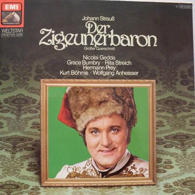 LP-Schallplatte NICOLAI GEDDA - Johann Straub, Der Zigeunerbaron (G 1C06128820 His Master's Voice Deutschland Klassisch Gebraucht