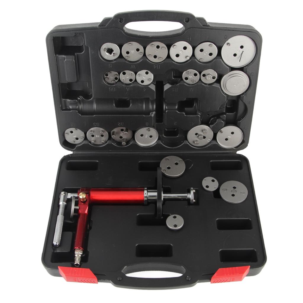 24PCS Brake Piston Wind Back Tool Kit 45 Steel 118psi High Efficiency Universal Fit for Cars